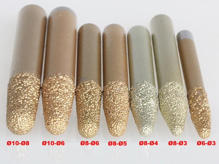 錐形鉆石 3D 大理石、花崗巖深浮雕鉆頭