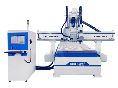 4x8直排式自動換刀數控木工雕刻機特價出售