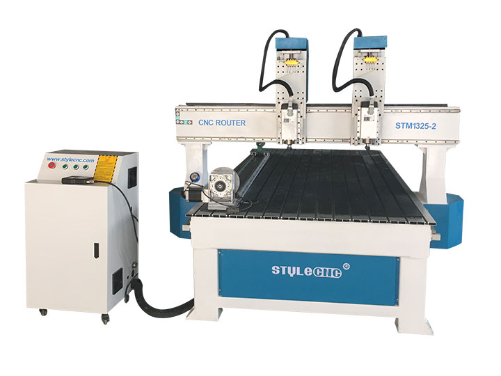 雙主軸木工數控機床出售配4x8工作臺