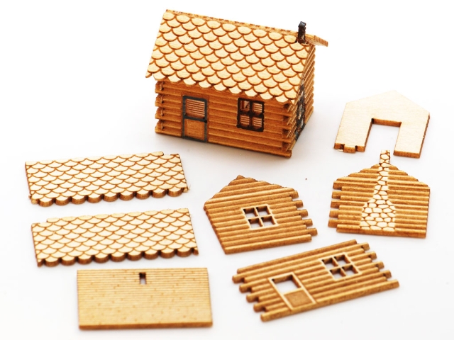 3D 采用激光切割木材計劃 CO2 激光管