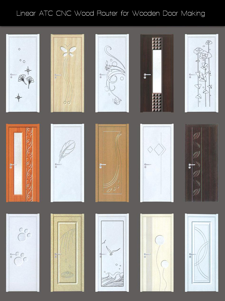 用于木門制作項目的直排式自動換刀數(shù)控木工雕刻機 用于木門制作項目的直排式自動換刀數(shù)控木工雕刻機