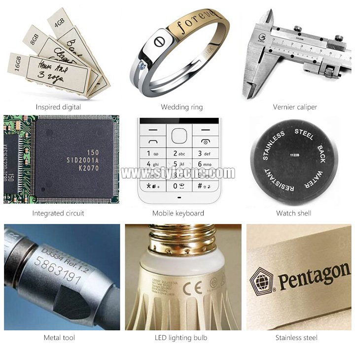 適用于金屬、PMAG、聚合物塑料項目的臺式光纖激光雕刻機