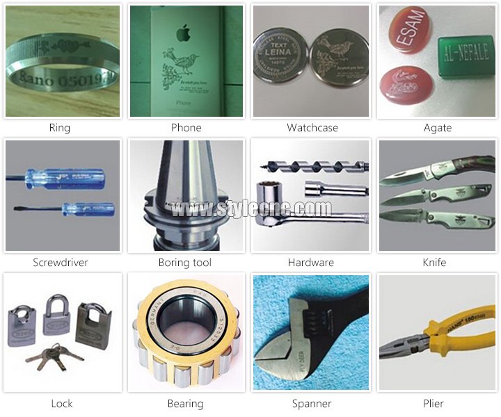 適用于金屬、PMAG、聚合物塑料樣品的臺式光纖激光雕刻機