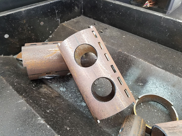 光纖激光切割機金屬管樣品