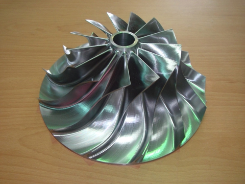 小型五軸數控鋁模制造機