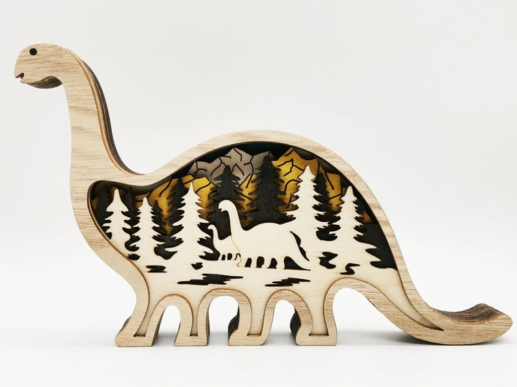 激光切割木質(zhì)墻面工藝品