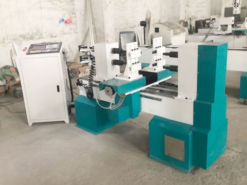 小型數控木工車床，適用于雙木工車削