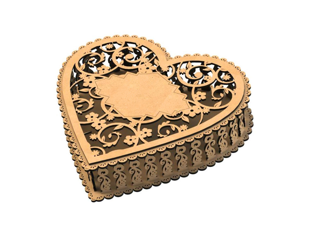 激光切割機用于 3D 木箱樣品