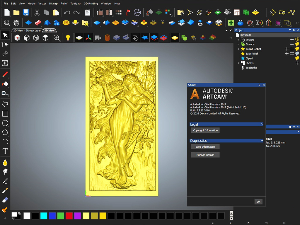 如何使用 ArtCAM Make 3D 使用數控雕刻機的木工項目