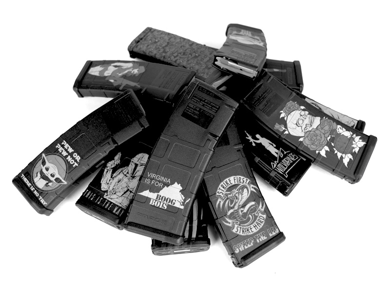 光纖激光雕刻聚合物塑料 PMAG