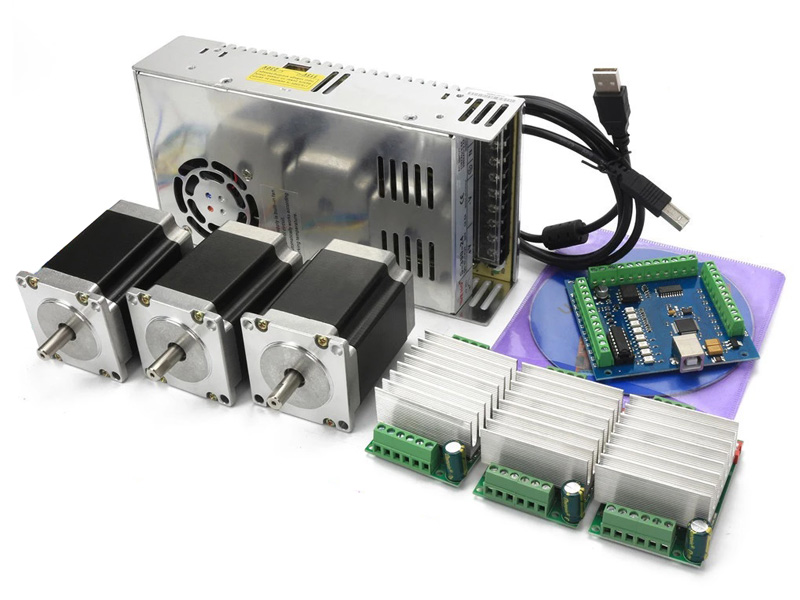 USB Mach3三軸數控控制器套件