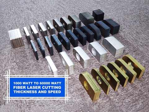 光纖激光器切割金屬的速度和厚度是多少？