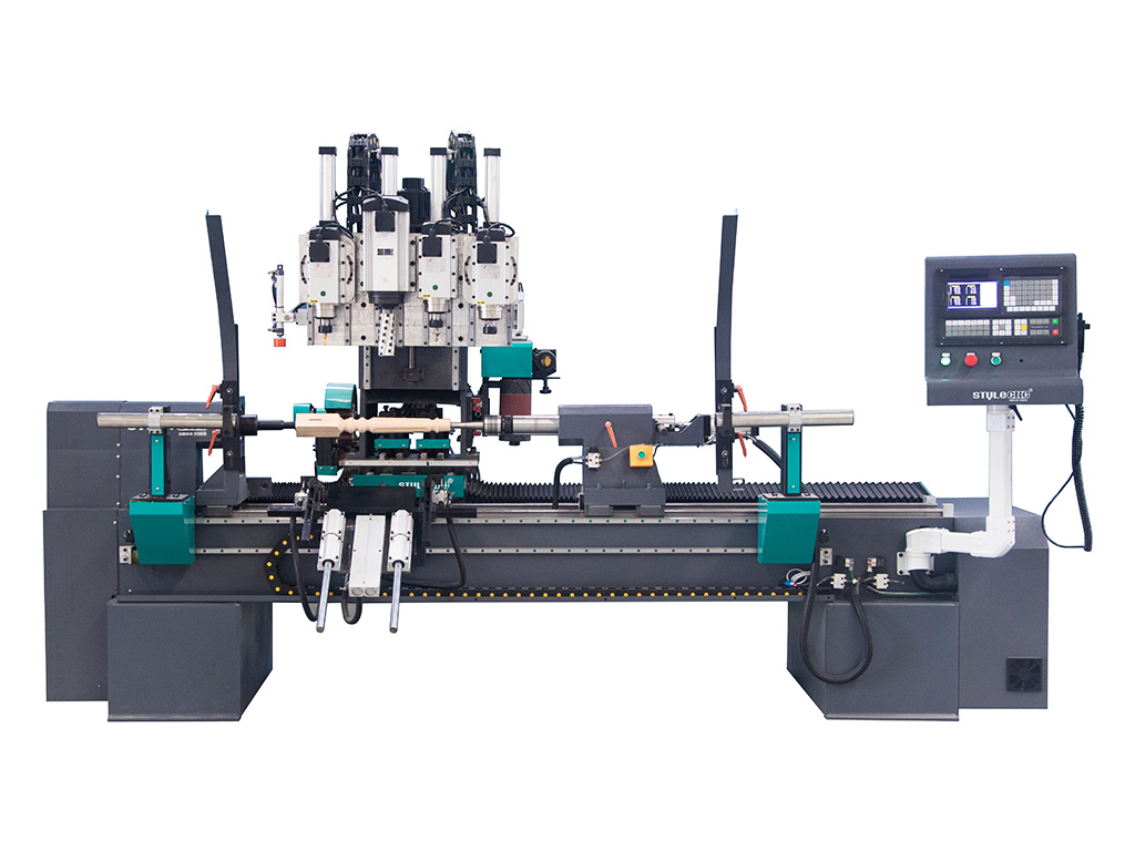 全尺寸七合一數控木工車削銑削中心出售