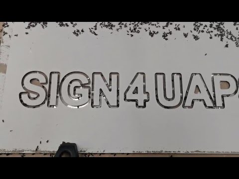 工業 6x12 鋁復合板數控雕刻機