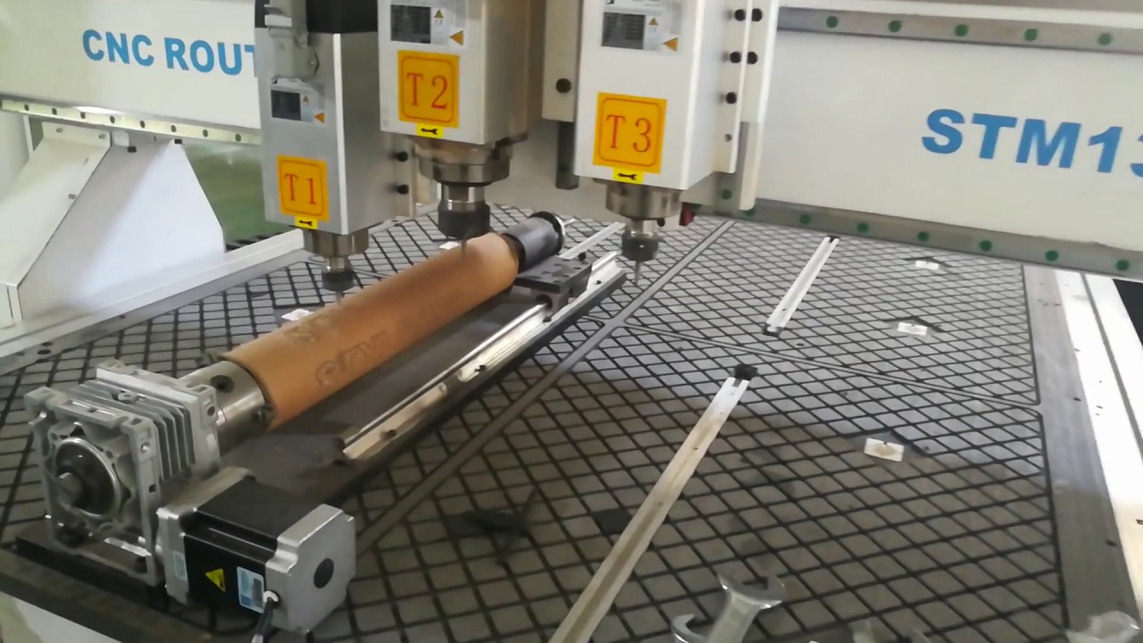 帶車床附件的氣動自動換刀數(shù)控雕刻刻機 帶車床附件的氣動自動換刀數(shù)控雕刻刻機