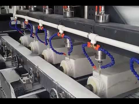 多頭 3D 大理石柱數控石材雕刻機