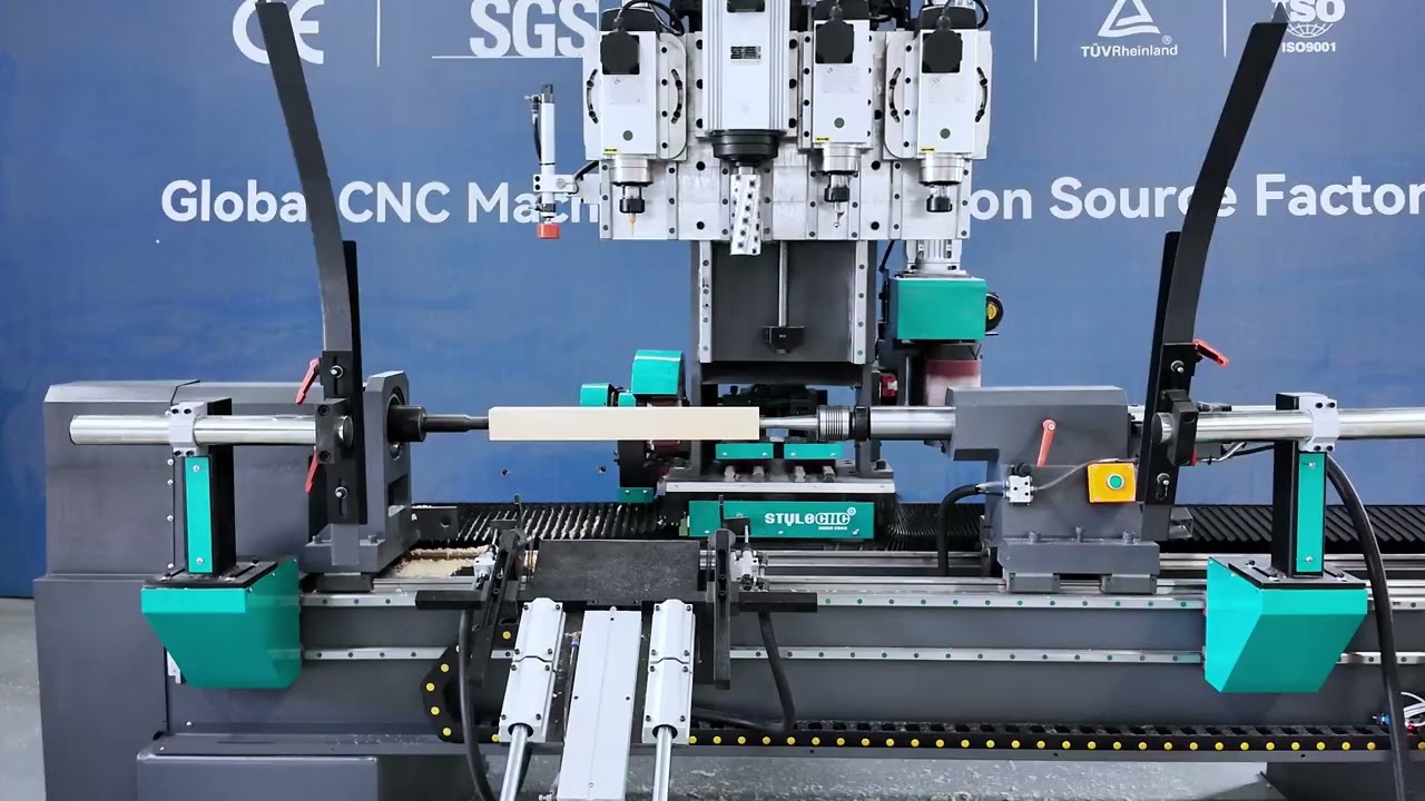 全尺寸七合一數控木工車削銑削中心出售