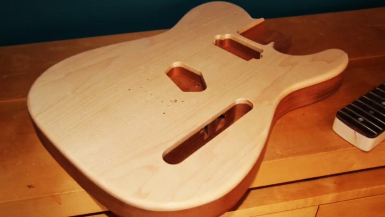 如何使用木制數控雕刻機 DIY 吉他琴身？