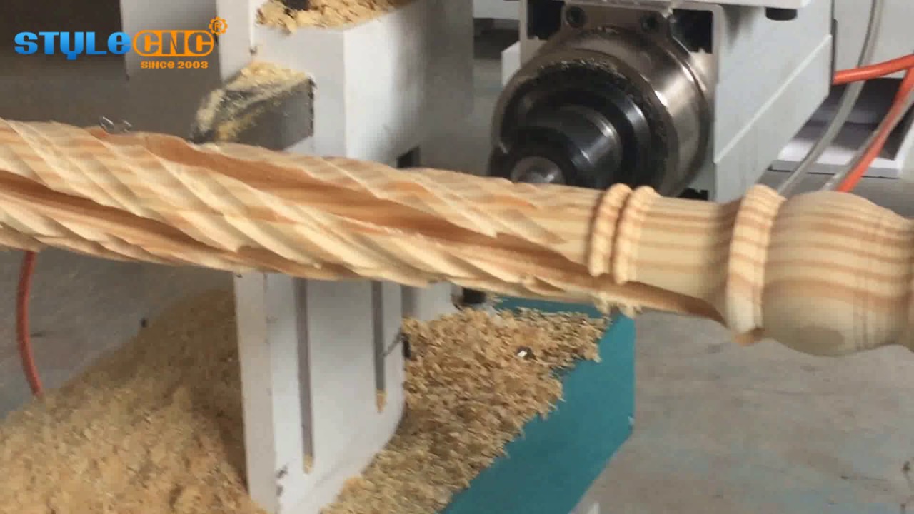 數控木工車床拉削樓梯扶手 數控木工車床拉削樓梯扶手