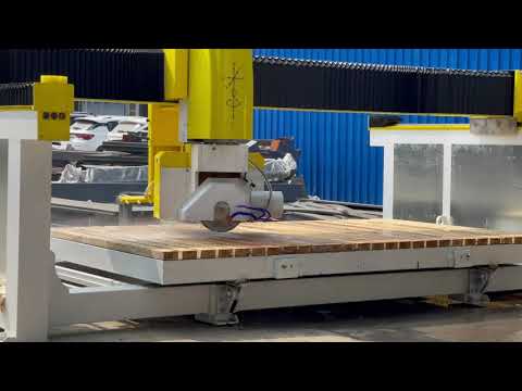 五軸數控石材橋切機適用于花崗巖和大理石