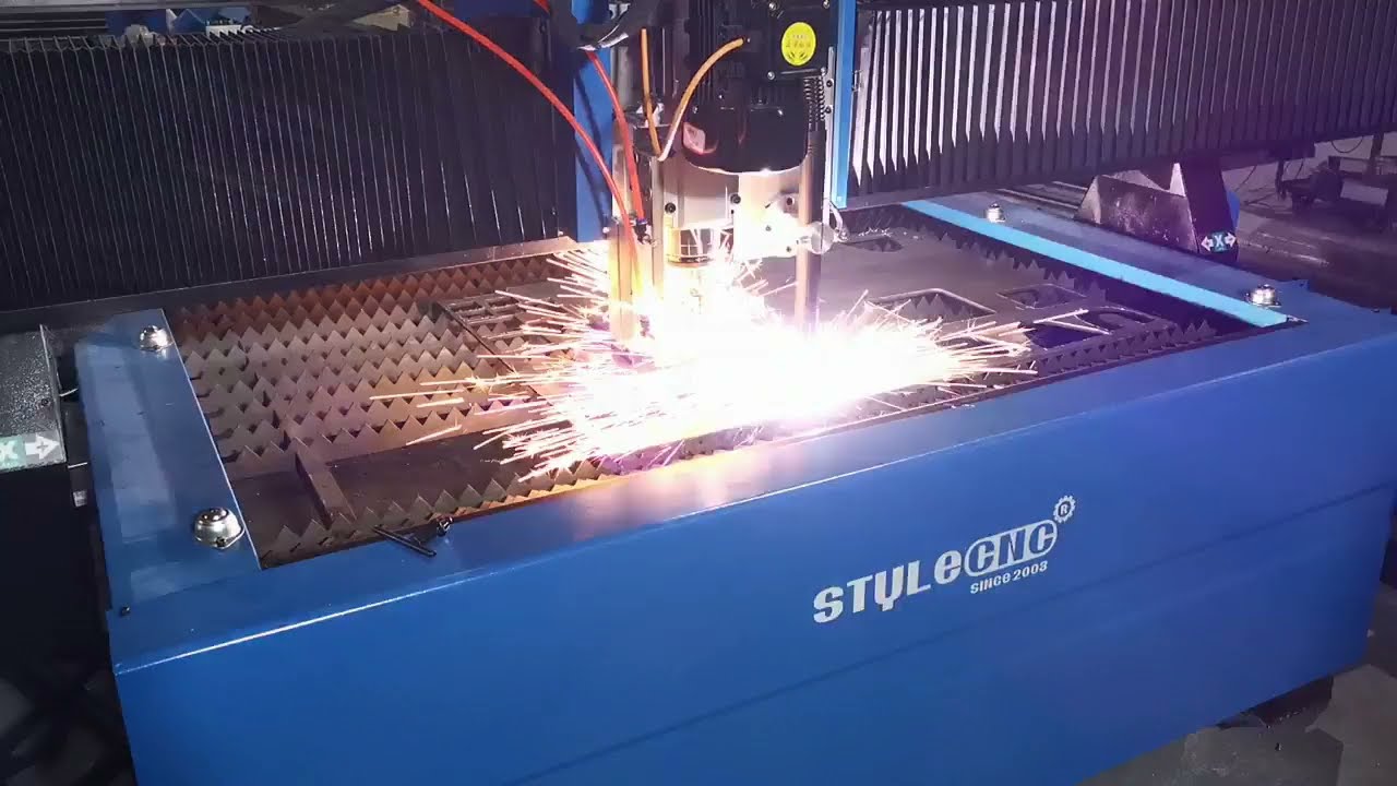 用于金屬切割和鉆孔的精密數控等離子切割工作臺